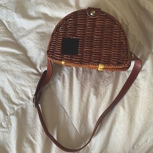 Mini picnic basket purse